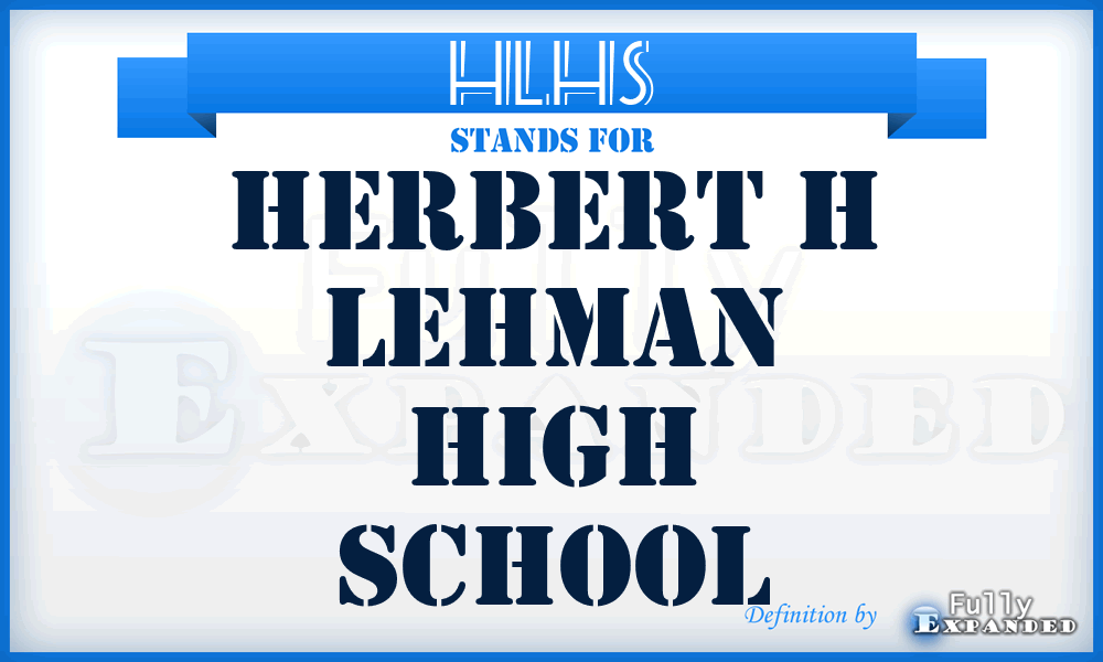 HLHS - Herbert h Lehman High School