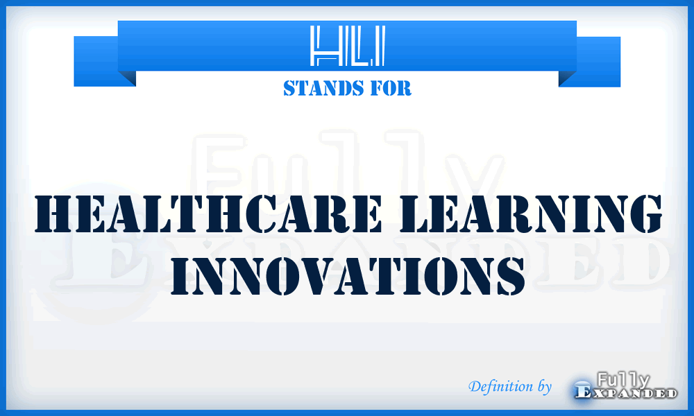 HLI - Healthcare Learning Innovations