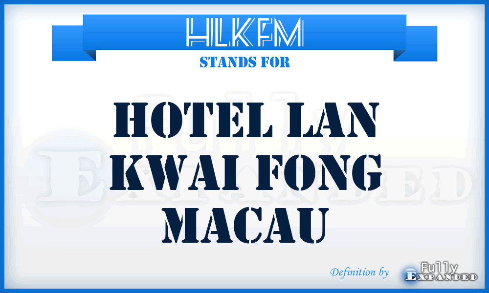 HLKFM - Hotel Lan Kwai Fong Macau