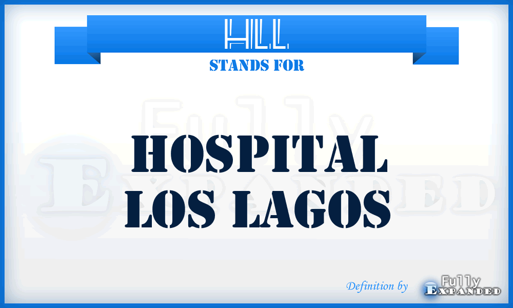 HLL - Hospital Los Lagos