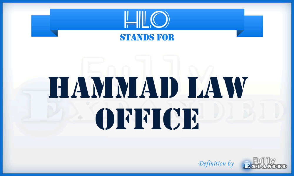 HLO - Hammad Law Office