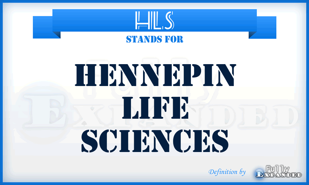 HLS - Hennepin Life Sciences