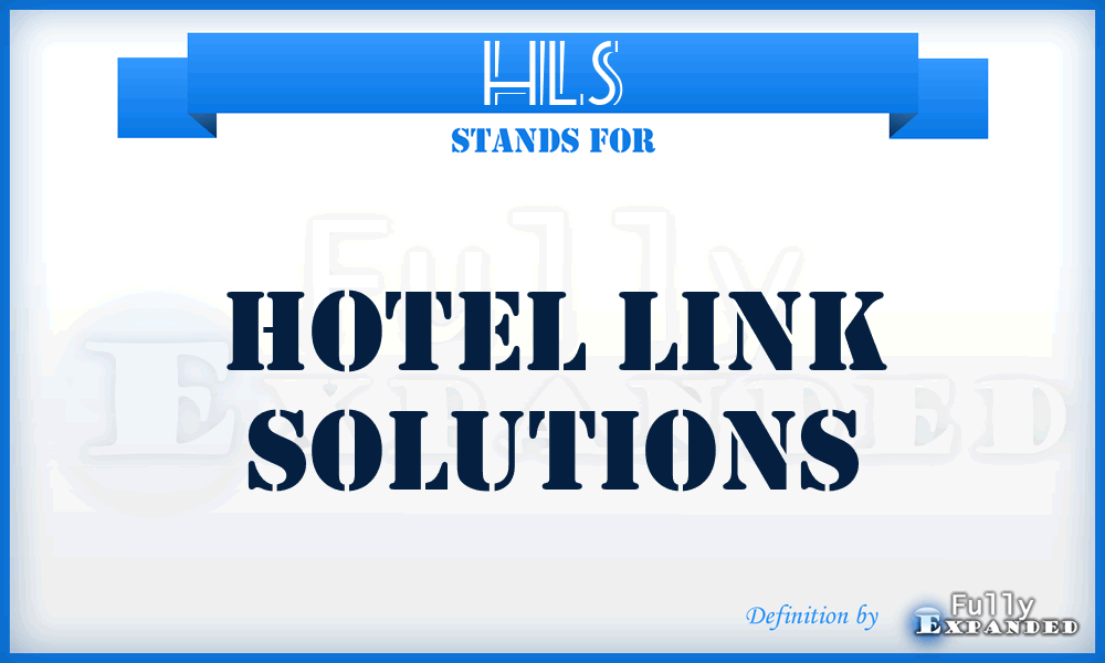 HLS - Hotel Link Solutions