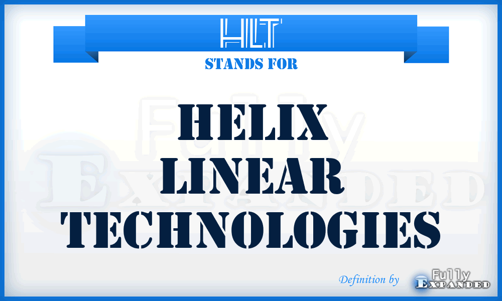 HLT - Helix Linear Technologies
