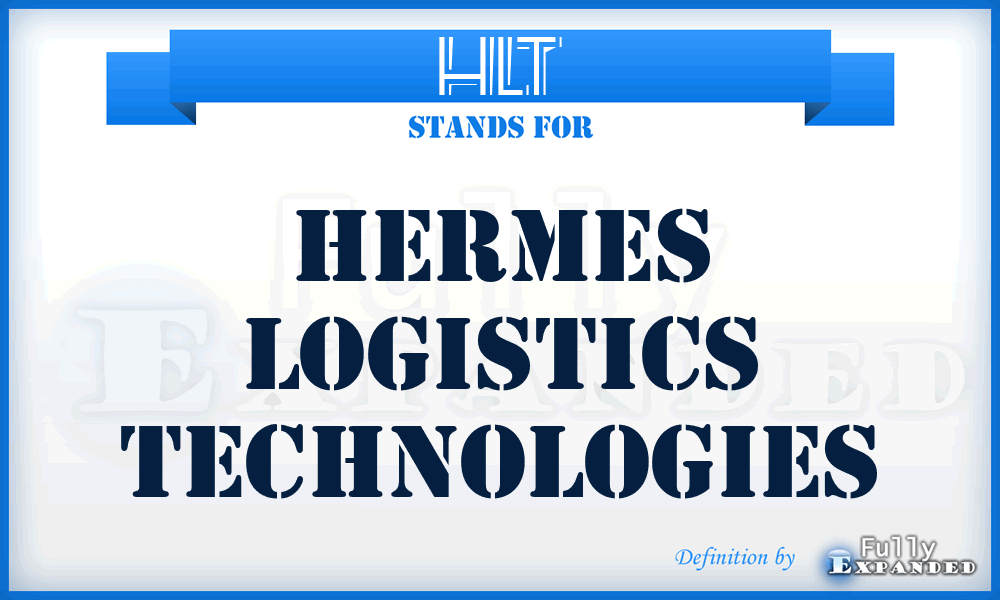 HLT - Hermes Logistics Technologies