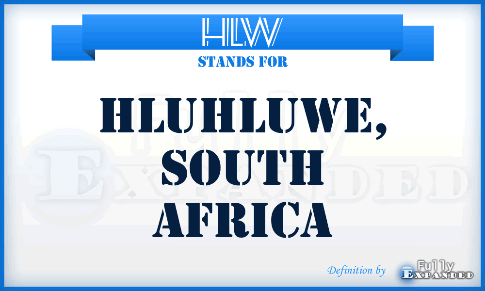 HLW - Hluhluwe, South Africa