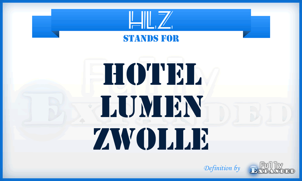 HLZ - Hotel Lumen Zwolle