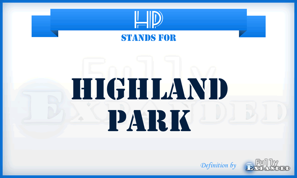 HP - Highland Park