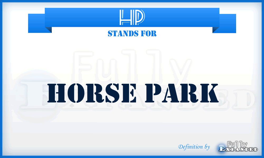 HP - Horse Park