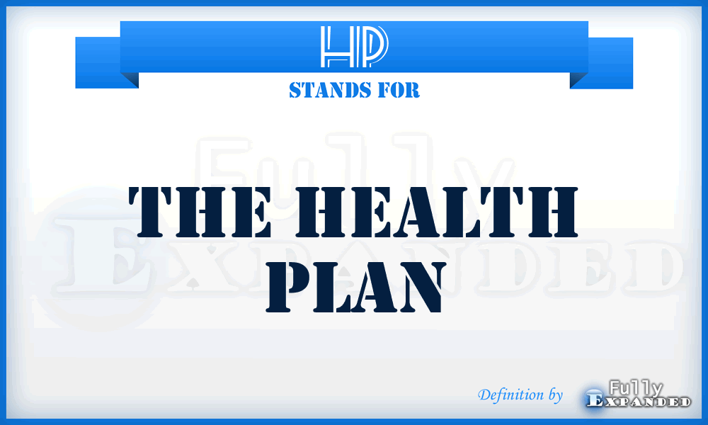 HP - The Health Plan