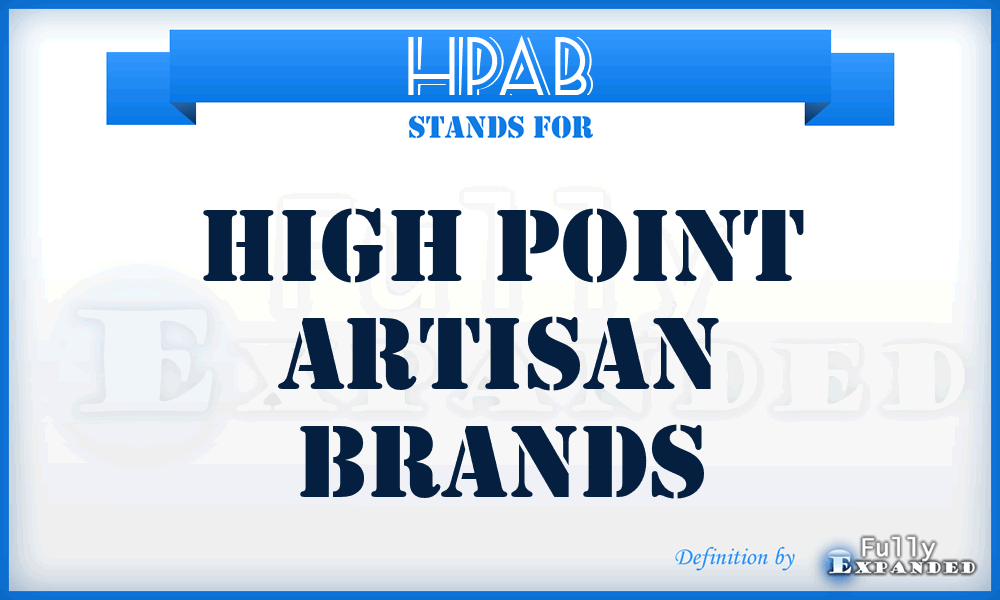 HPAB - High Point Artisan Brands