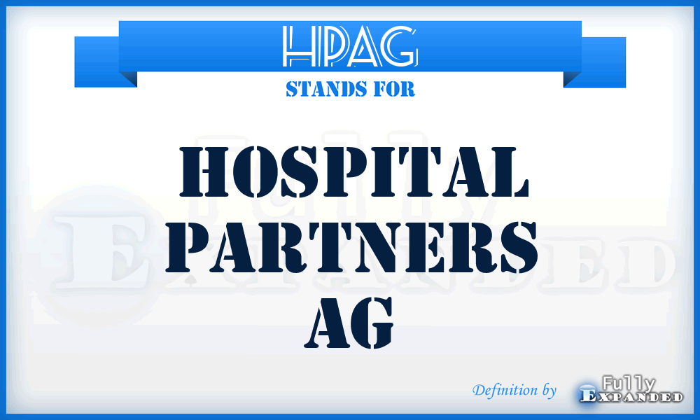 HPAG - Hospital Partners AG