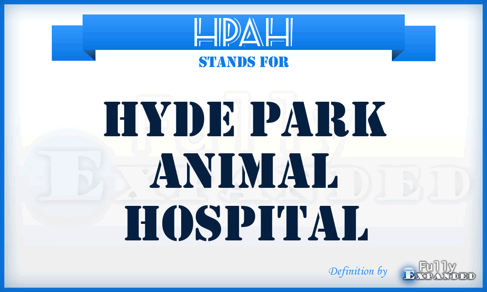 HPAH - Hyde Park Animal Hospital