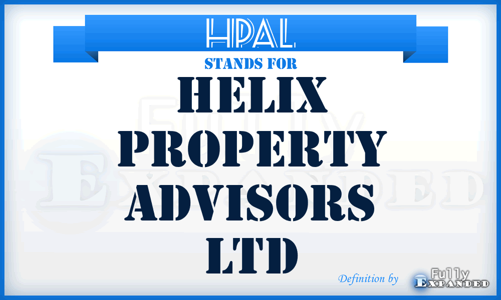 HPAL - Helix Property Advisors Ltd