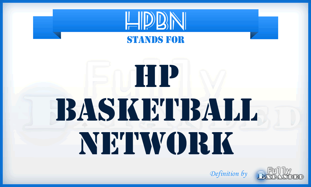 HPBN - HP Basketball Network