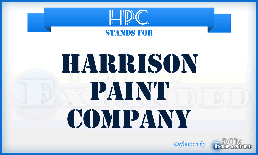 HPC - Harrison Paint Company