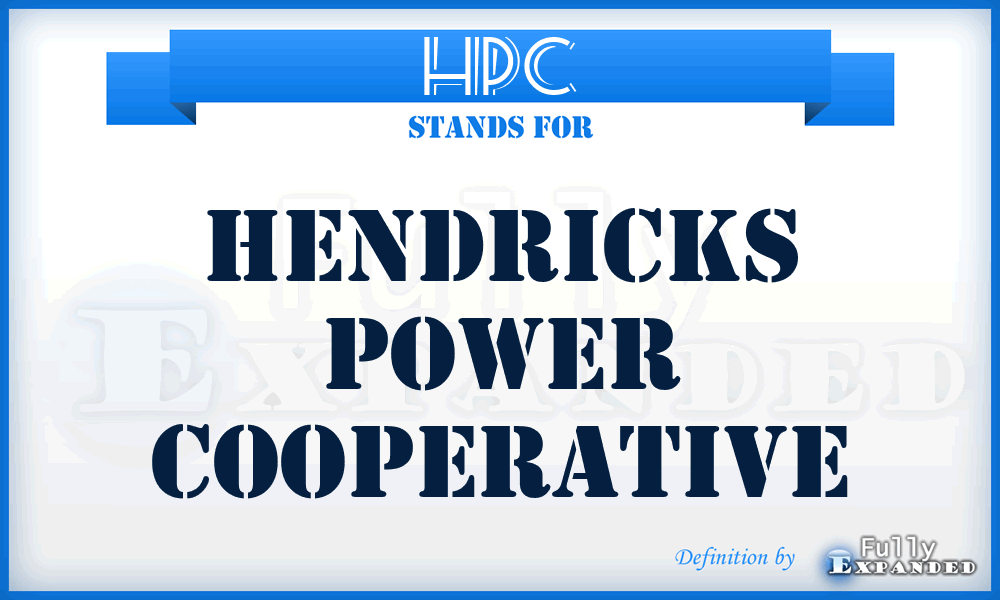 HPC - Hendricks Power Cooperative