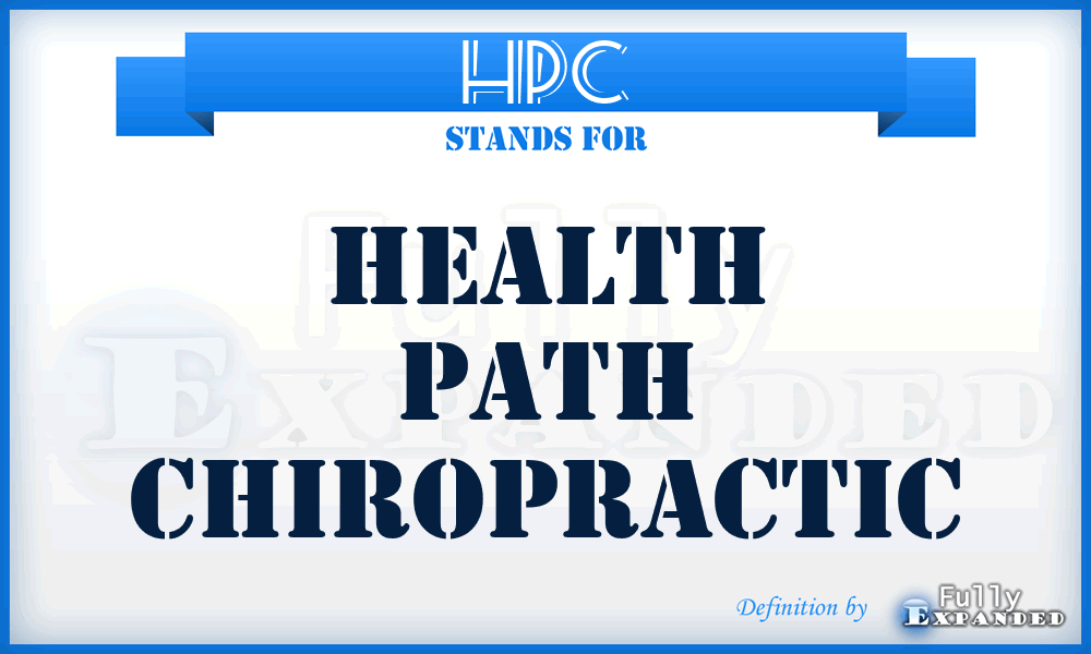 HPC - Health Path Chiropractic