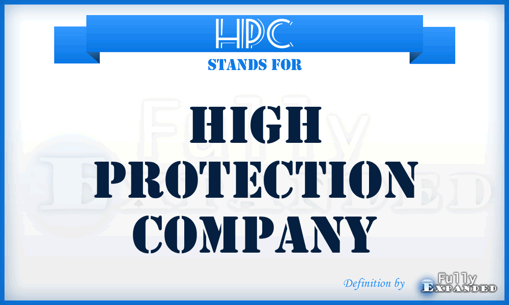 HPC - High Protection Company