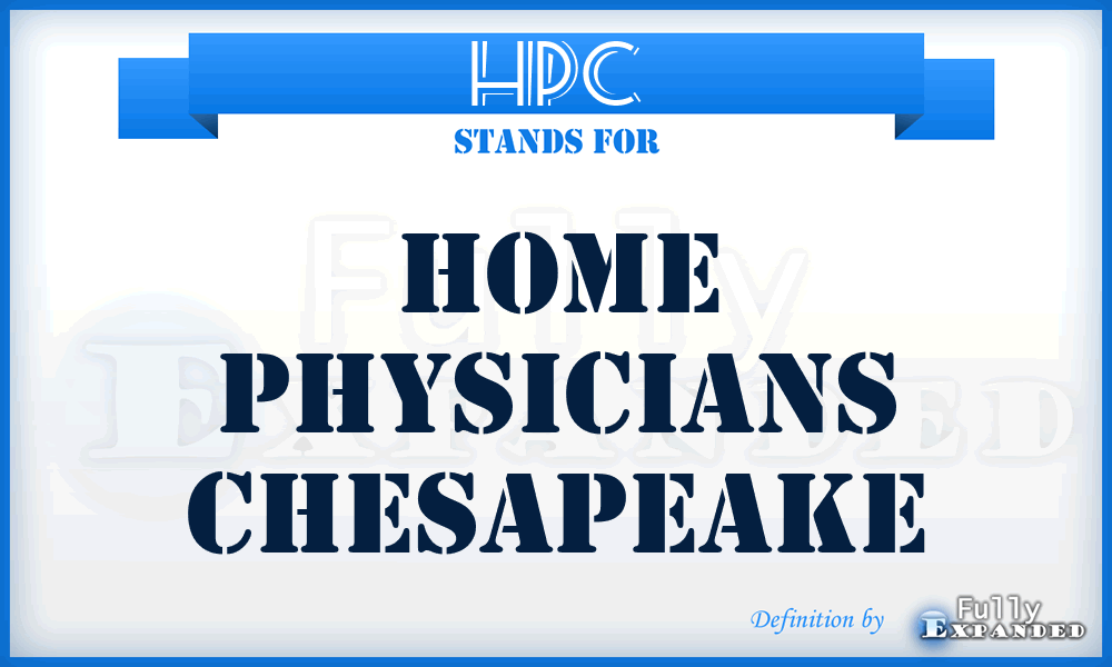 HPC - Home Physicians Chesapeake