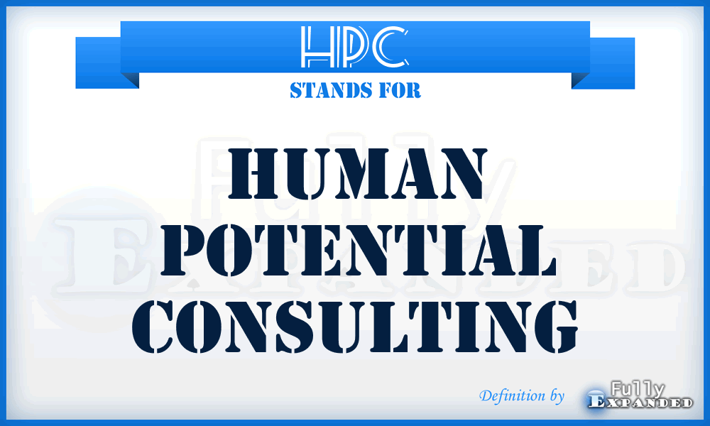 HPC - Human Potential Consulting
