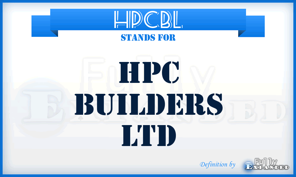 HPCBL - HPC Builders Ltd