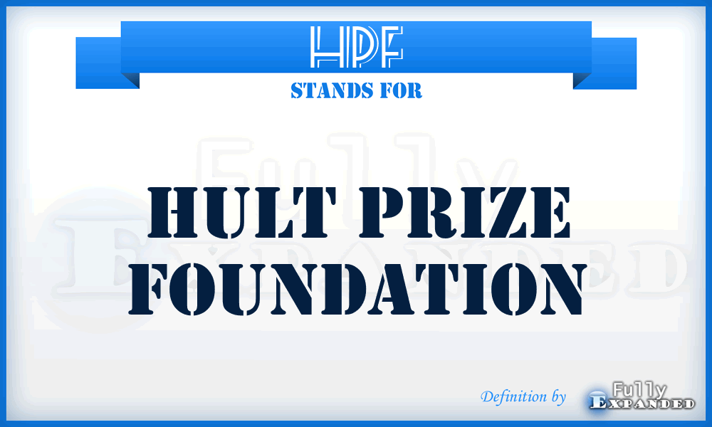 HPF - Hult Prize Foundation