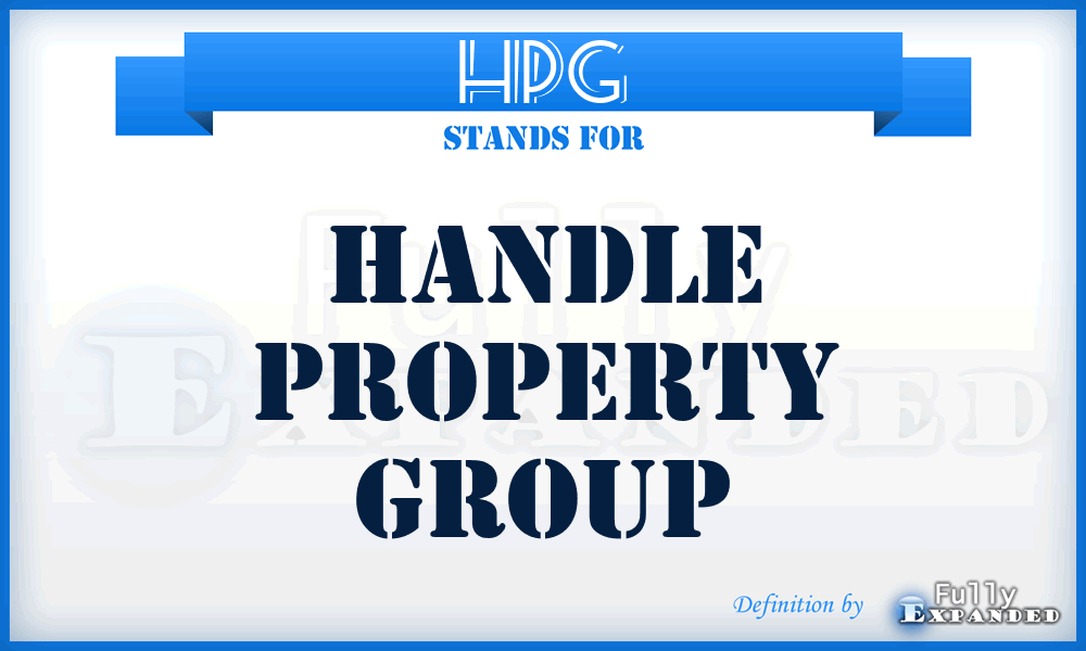 HPG - Handle Property Group