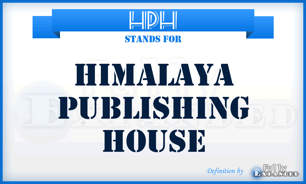HPH - Himalaya Publishing House