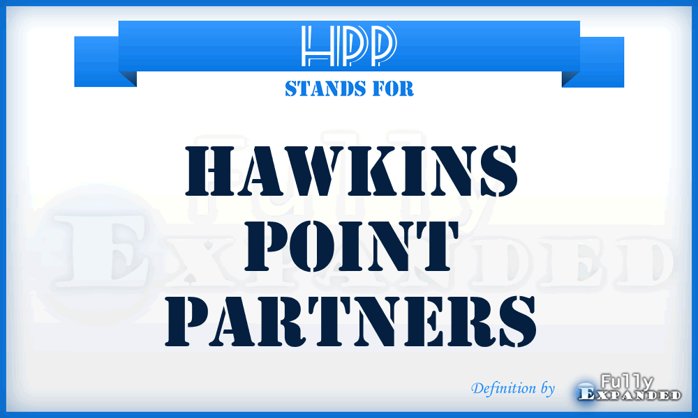 HPP - Hawkins Point Partners