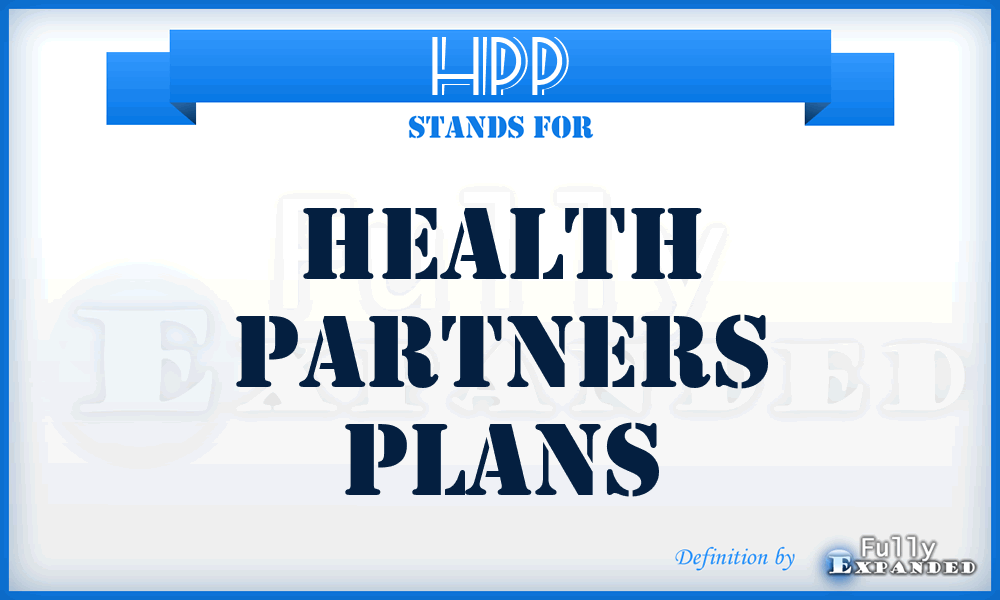 HPP - Health Partners Plans