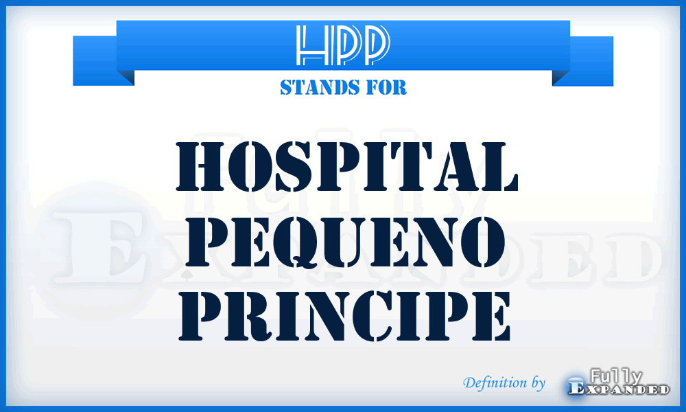 HPP - Hospital Pequeno Principe