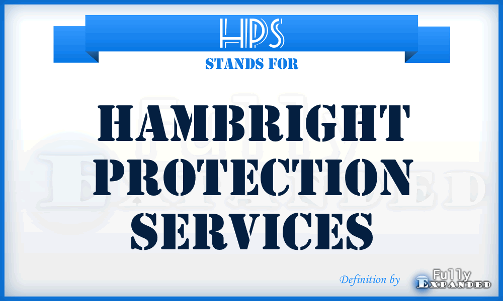 HPS - Hambright Protection Services