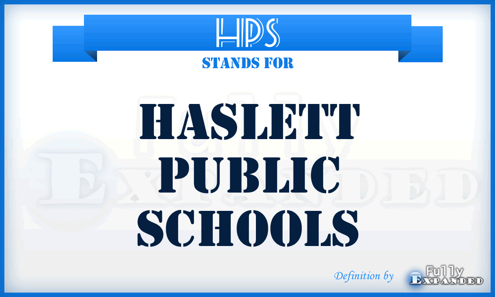 HPS - Haslett Public Schools