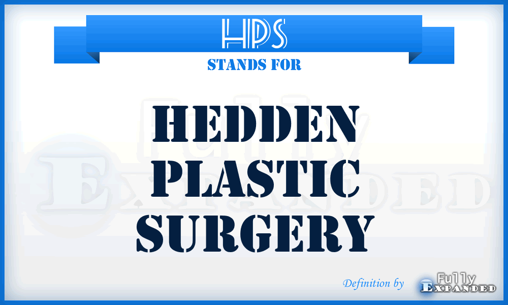 HPS - Hedden Plastic Surgery
