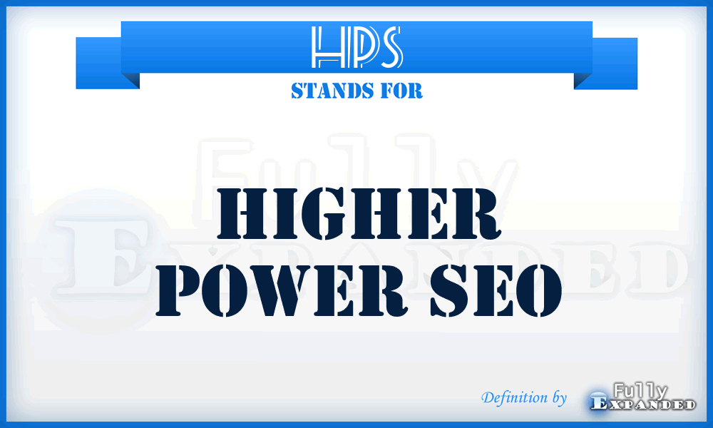 HPS - Higher Power Seo