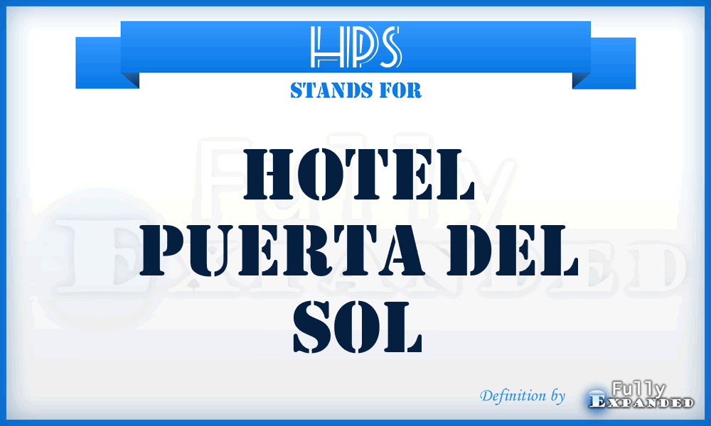 HPS - Hotel Puerta del Sol