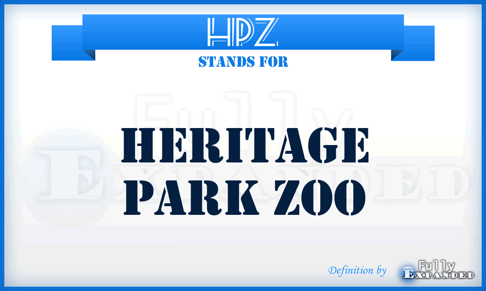 HPZ - Heritage Park Zoo