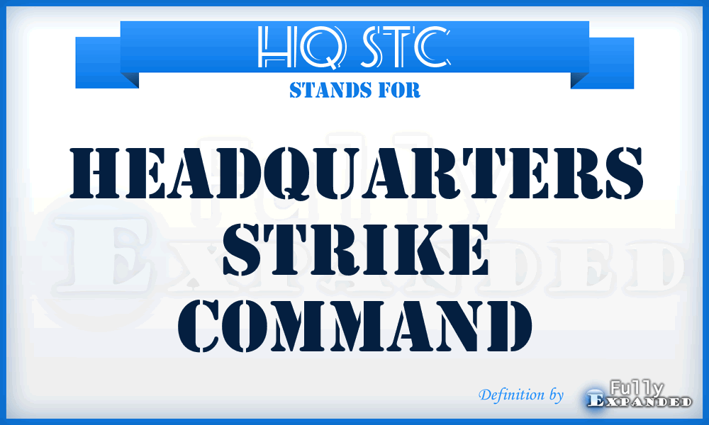 HQ STC - Headquarters Strike Command