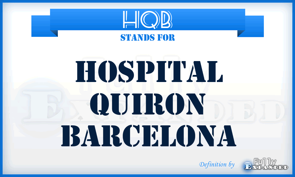 HQB - Hospital Quiron Barcelona