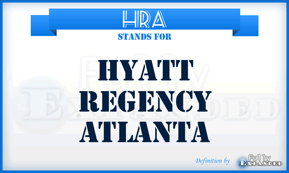 HRA - Hyatt Regency Atlanta