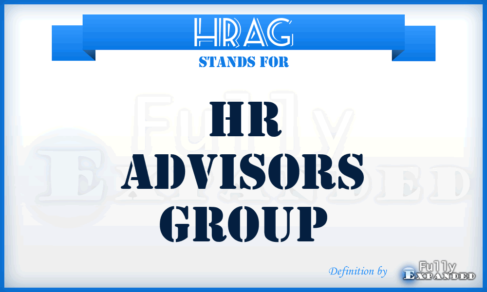 HRAG - HR Advisors Group