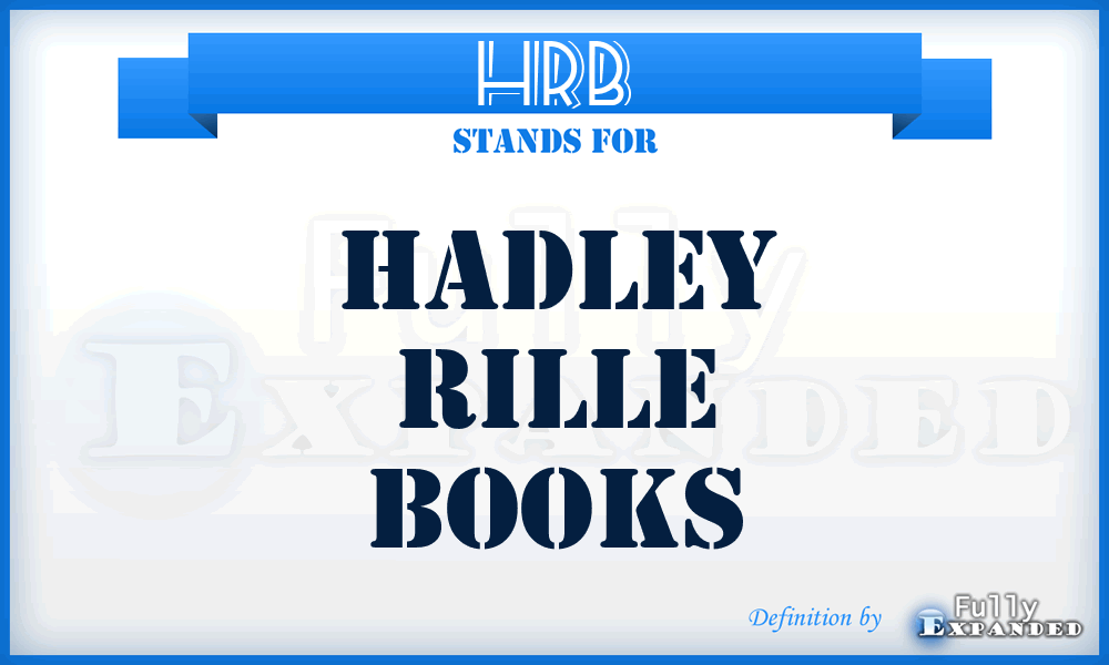 HRB - Hadley Rille Books