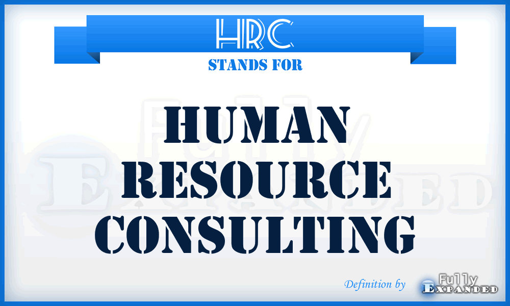 HRC - Human Resource Consulting