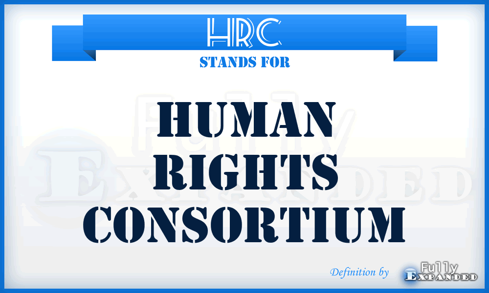 HRC - Human Rights Consortium