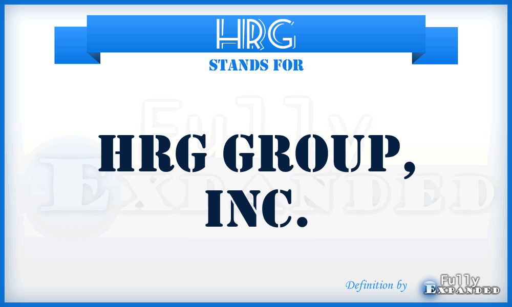 HRG - HRG Group, Inc.