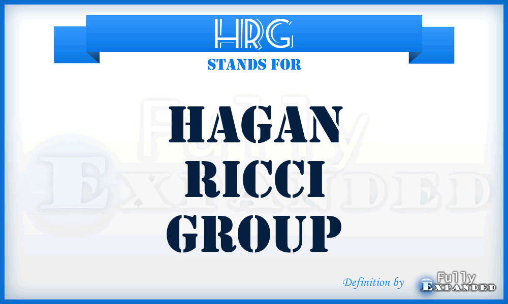 HRG - Hagan Ricci Group