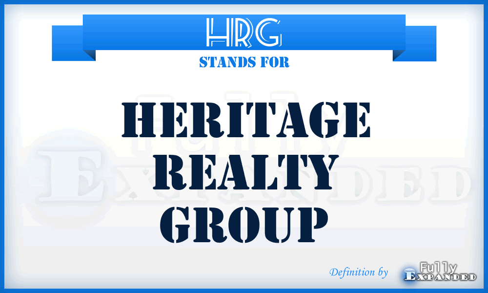 HRG - Heritage Realty Group