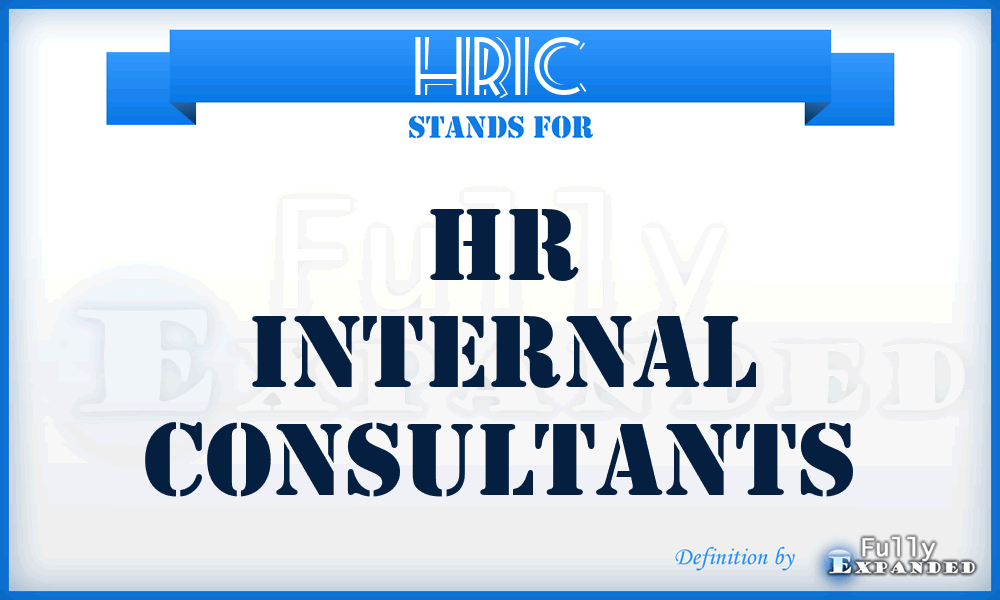 HRIC - HR Internal Consultants