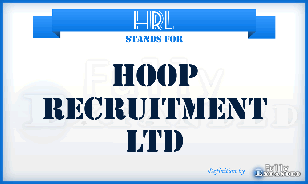 HRL - Hoop Recruitment Ltd